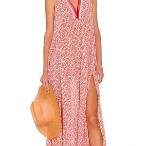 Poupette St Barth Nava Maxi Dress in Pink Mistral Revolve XS